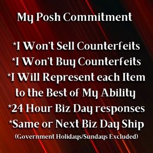 My Commitment to My Fellow Poshers!